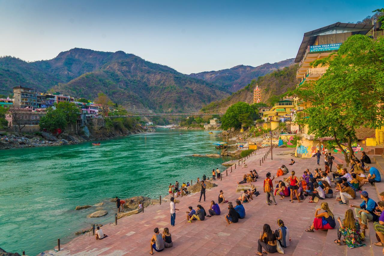 Skyard Rishikesh, Laxman Jhula Hostel Ngoại thất bức ảnh