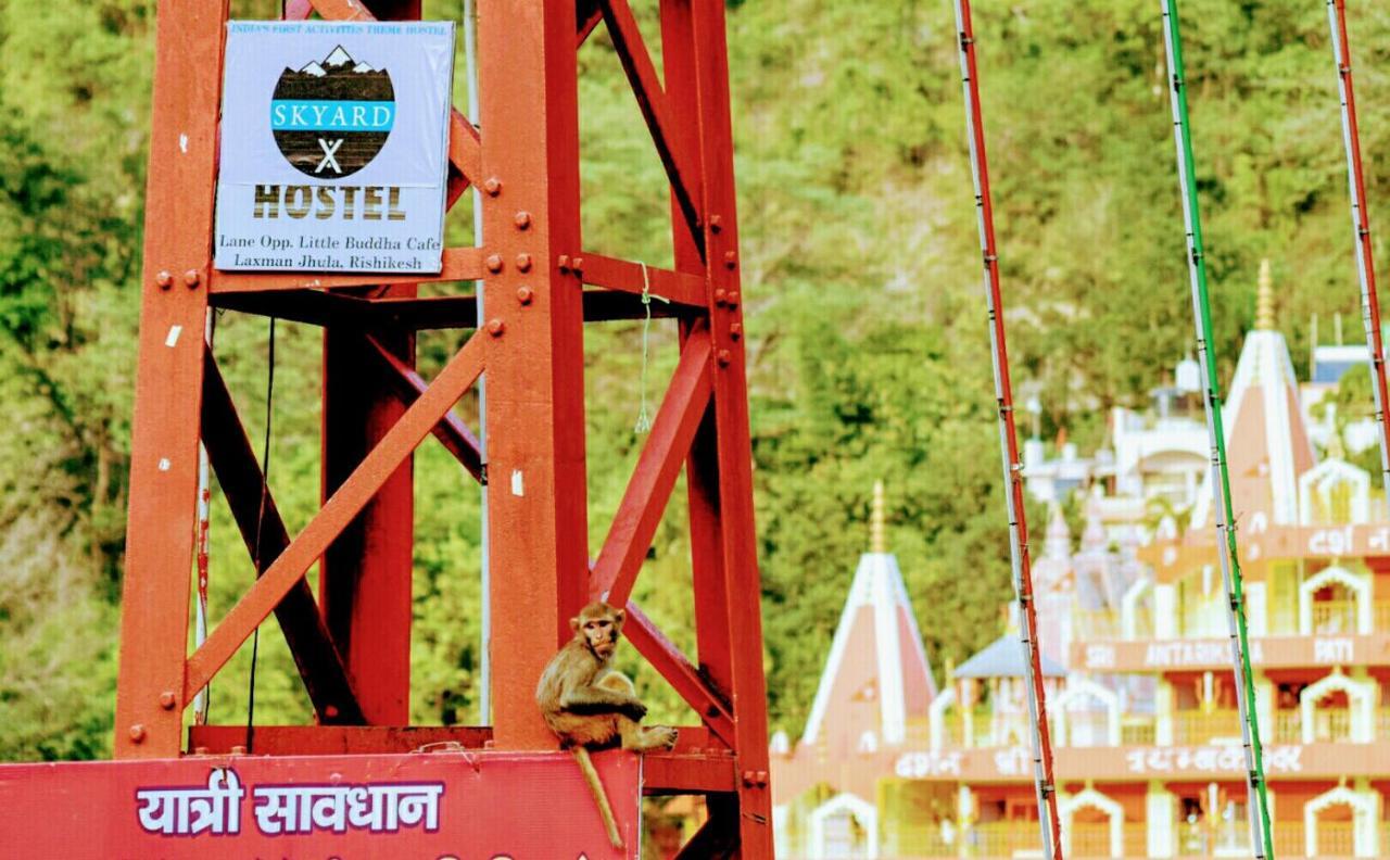 Skyard Rishikesh, Laxman Jhula Hostel Ngoại thất bức ảnh