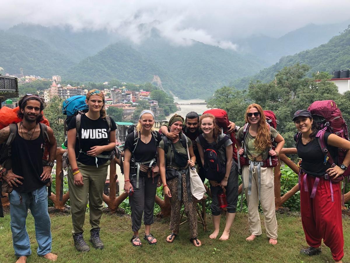 Skyard Rishikesh, Laxman Jhula Hostel Ngoại thất bức ảnh